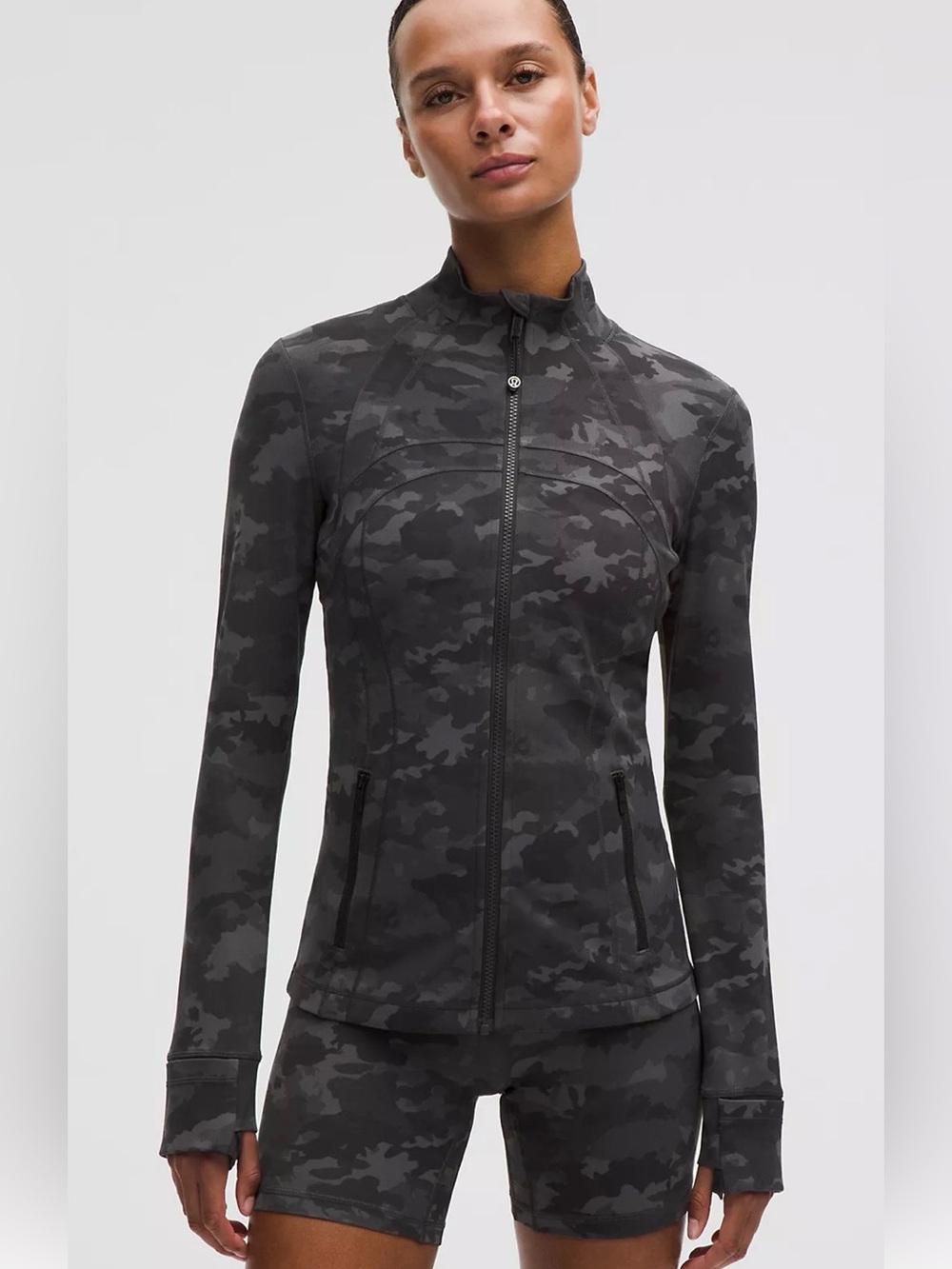 lululemon athletica Define Jacket Nulu Black Camo Full-Zip